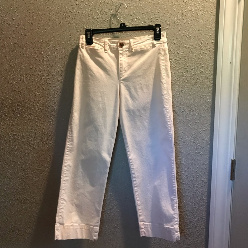 Old Navy Off White Wide Leg Pant